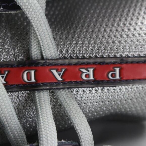 Prada Men\'s 10 US Cup Patent Leather Vernice Bike Sneaker 4T0341 main image 10